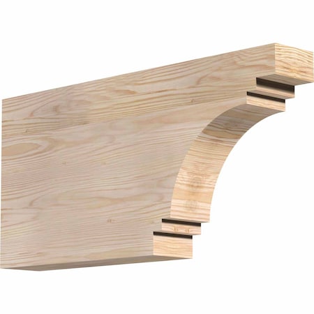 Ekena Millwork Pescadero Smooth Rafter Tail, Douglas Fir, 3 1/2"W x 12"H x 24"L RFT04X12X24PEC00SDF